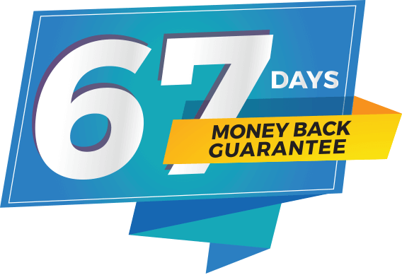 67 days money back guarantee