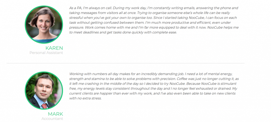 NooCube Testimonials