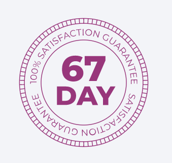67 days money back guarantee